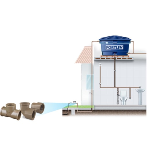 Luva Soldável E Com Rosca Fortlev 25X1/2cm - Imagem principal - 80521be8-9df8-40cc-8a59-82802caad1f2