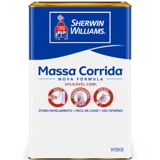 Massa Corrida  Sherwin Williams 25Kg - Imagem principal - b600c69e-1776-48c7-8b4c-8d6b776ee25c