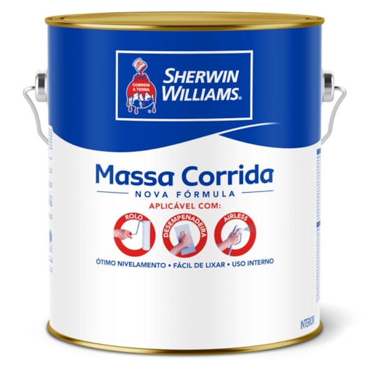 Massa Corrida Sherwin Williams 6Kg - Imagem principal - 0e7cba36-11c8-41c5-afe8-59b1b0278b75