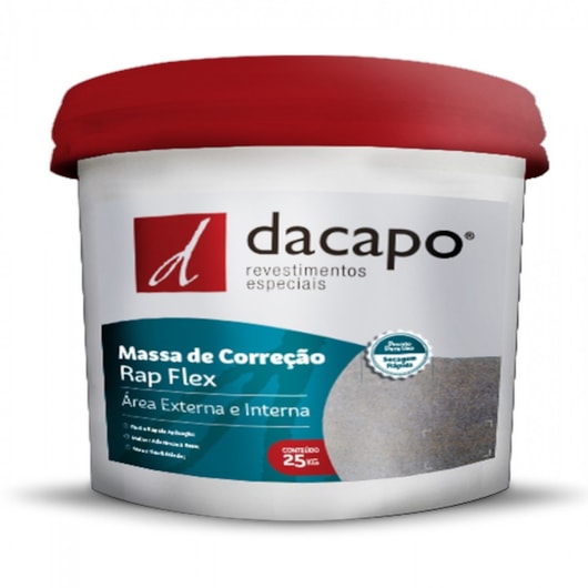 Massa De Correção Pronta Dacapo 25kg - Imagem principal - 5457960a-572f-4d4e-a84f-f42bd079066e