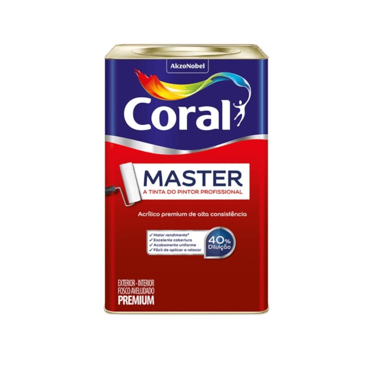 Master Tubarão Branco Coral 18 L