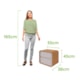 Mesa De Cabeceira Loop Amêndoa Móveis Lopas - c40bd2d0-3ba8-407c-9f23-848a464b8f90