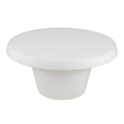 Mesa de Centro Tramontina Cona em Polietileno Branco Mesa de Centro Tramontina Cona em Polietileno Branco