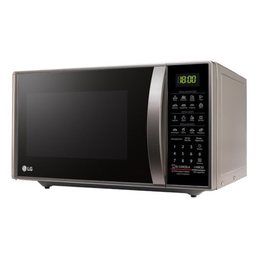 Micro-ondas Easyclean Prata LG 30L 127V - Imagem principal - be3c69d6-aff5-47b2-bb2c-04ab521faf35