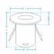 Mini Spot Led Elegance Redondo Com Emissão De Luz Amarela 2700K 1,5W Bivolt Branco Fosco Avant - ce51100d-35da-4ccc-afdf-3a110032adb1