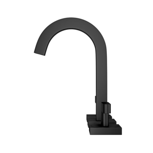 Misturador Bica Alta Para Lavatório De Mesa Dn15 Soul Black Matte Deca - Imagem principal - 0f651610-3cec-496e-b089-b29f8e548234