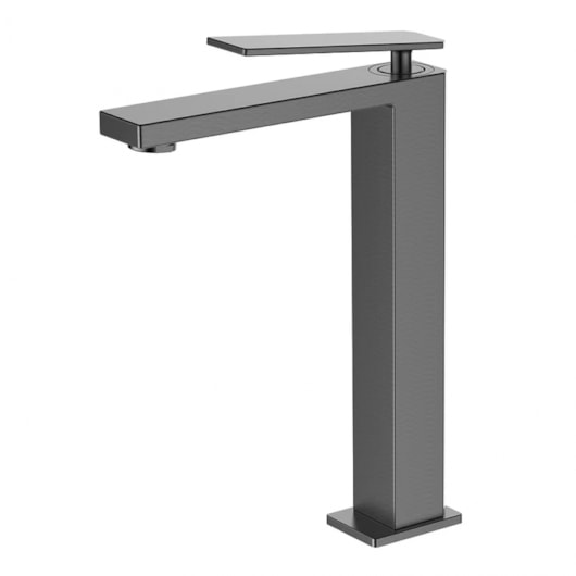 Misturador Bica Alta Plate Grafite Lexxa - Imagem principal - a2e1106c-d84a-432e-b1fd-4ae886a7d4d3