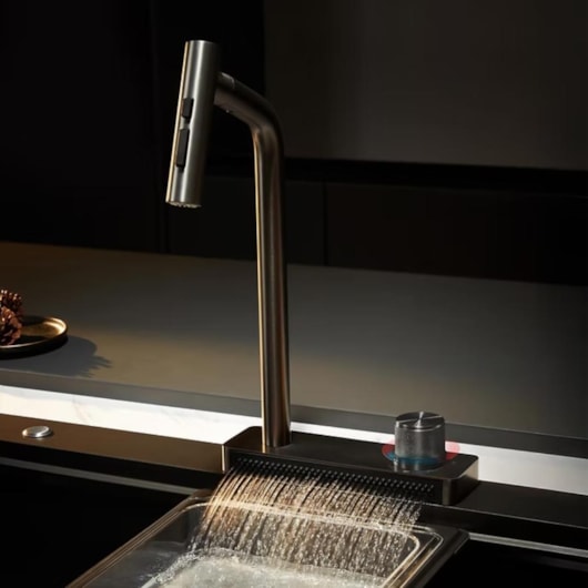 Misturador Com Base Cascata Bica Retratil Lexxa Bagno - Imagem principal - a7df1617-eda1-4372-b976-5740c56b1b80