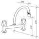 Misturador Cozinha Bancada Line Cromado Fabrimar - 9ab74c26-fd3d-4013-aadc-0fd680c7f42f