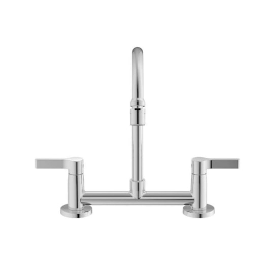 Misturador Cozinha Mesa 2 Furos Bica Movel com  Arejador Articulado Lix Cromado Celite - Imagem principal - ce26bc26-6927-42f2-8c0c-cd49e23830e6