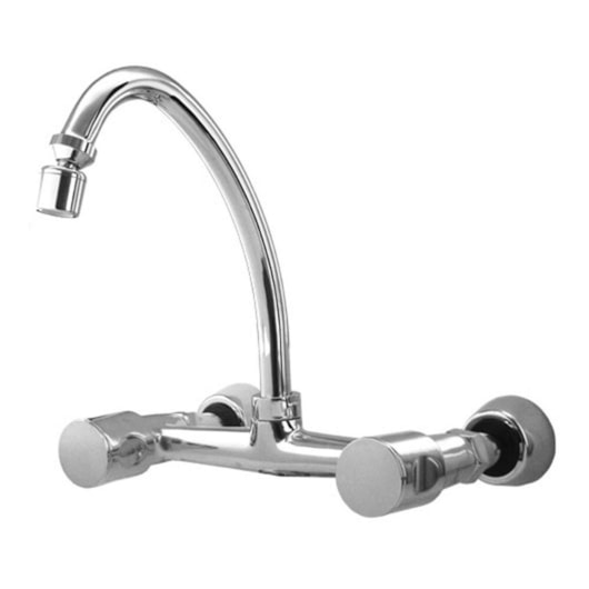 Misturador de Cozinha de Parede Bica Móvel Fit Cromado Romar DN15 - DN20 - Imagem principal - c74a8546-c879-41db-a871-95dae69db995