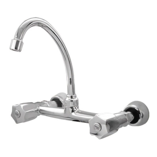 Misturador De Cozinha Parede C50 Cromado Romar DN15-DN20 - Imagem principal - 26aff9fb-111f-4705-872d-f9e3e293f946