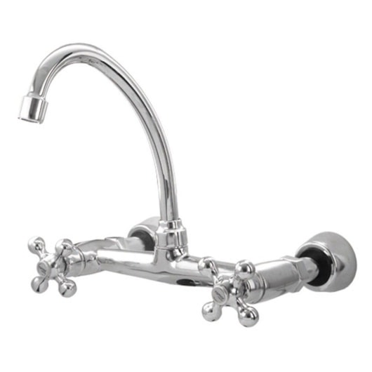 Misturador De Cozinha Parede C52 Cromado Romar DN15-DN20 - Imagem principal - 47fa06b0-b2d0-43e2-82cc-81359e58a8af