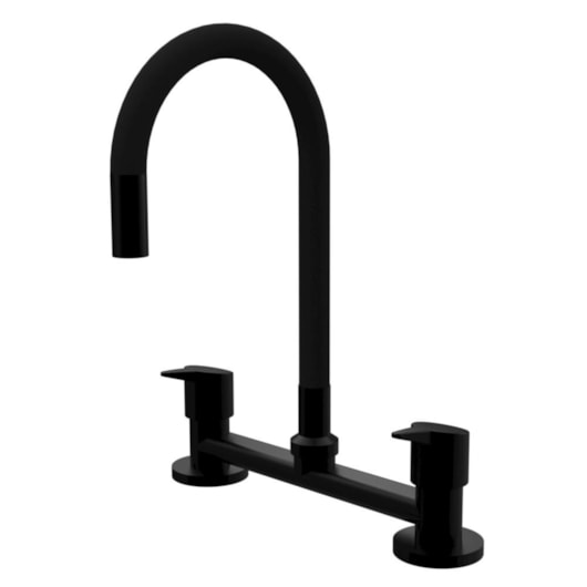 Misturador de Mesa p/Cozinha Bica Móvel Colorflex All Black Easy Romar - Imagem principal - 595f41b7-715f-448e-94cc-658b3a56f903