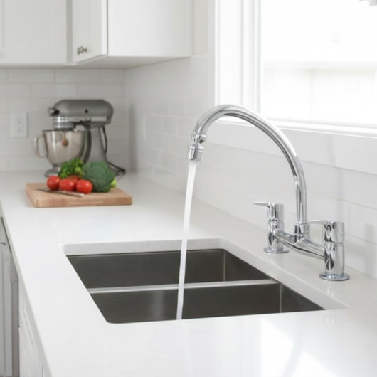 Misturador de Mesa p/Cozinha Bica Móvel Easy Cromado Romar - Imagem principal - f01f6425-89cd-44b1-b136-1d315fead214