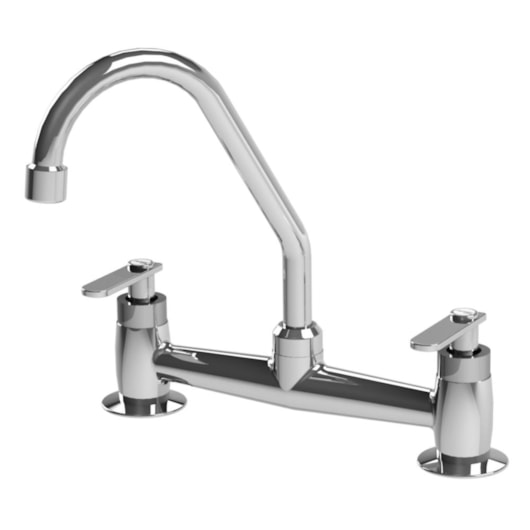 Misturador de Mesa p/Cozinha Bica Móvel Pratic Cromado DN15 Romar - Imagem principal - e3f293ca-055e-4169-a09b-c03ab740ebc4