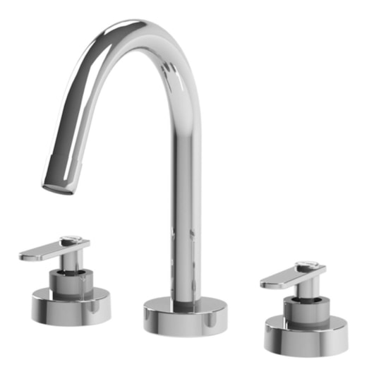 Misturador de Mesa p/Lavatório Bica Alta Pratic DN15 Cromado Romar - Imagem principal - 34500552-774f-4ff2-9ee3-f6563c127208