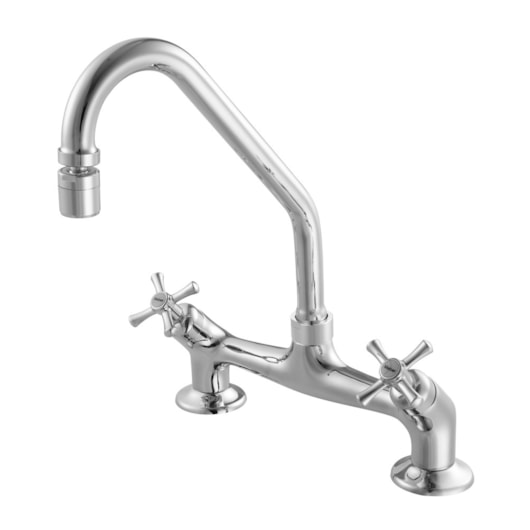Misturador De Mesa Para Cozinha 1/4 Volta Aa 3006 Tetra Cromado Meber - Imagem principal - 33a0ec09-6c00-4d51-b9f3-e99fdf0770a8