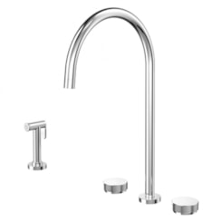 Misturador De Mesa Para Cozinha C/ Ducha Lateral Mix&match Cromado Docol