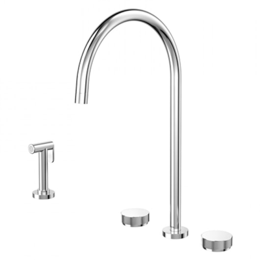 Misturador De Mesa Para Cozinha C/ Ducha Lateral Mix&match Cromado Docol - Imagem principal - 3317bb94-7336-4cbc-ad47-30c16faf73e9