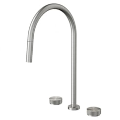 Misturador De Mesa Para Cozinha C/ Ducha Retrátil Mix&match Inox Escovado Docol
