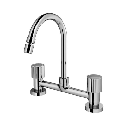 Misturador De Mesa Para Cozinha Nova Itapema Bella Cromado Docol - Imagem principal - 0eaff4d4-4cdb-4acb-847c-e1302378f1be