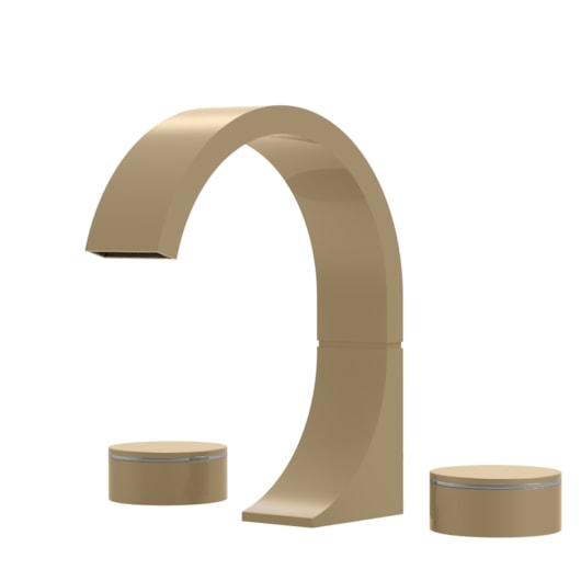 Misturador de Mesa para Lavatório Bica Alta Elo 1877 CH480 Champanhe DN 15 1/2