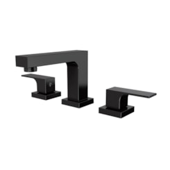 Misturador De Mesa Para Lavatório Bica Baixa Preto Brilhante Fani