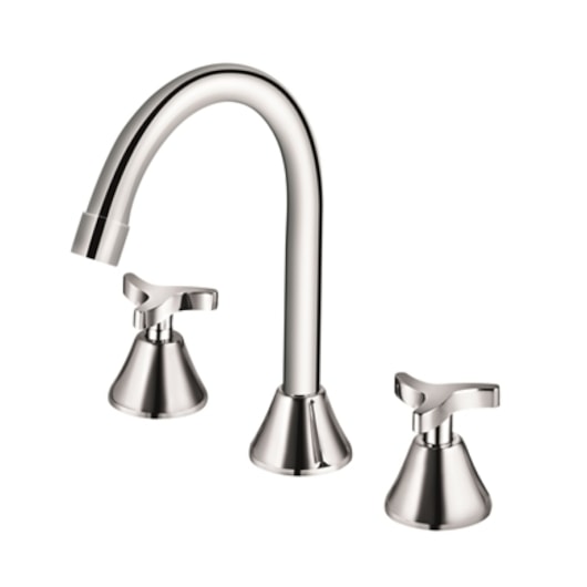 Misturador De Mesa Para Lavatório Com Bica Alta Trio 5lpm Cromado Docol - Imagem principal - b394373c-fa03-4244-800f-84a1ceab18aa