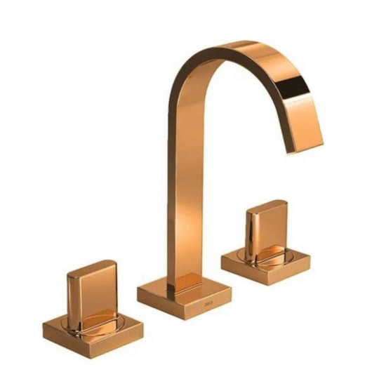 Misturador De Mesa Para Lavatório Polo Bica Alta Red Gold Deca - Imagem principal - 48c65c67-4fb2-4b2b-9d0d-7e7557fa9807
