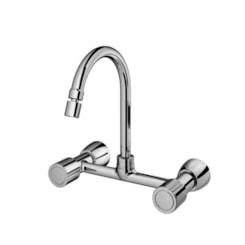 Misturador De Parede Para Cozinha 1/2 E 3/4 Nova Bella Cromado Docol
