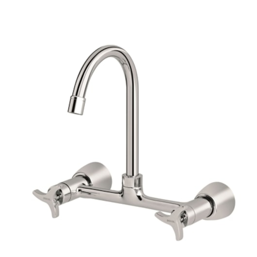 Misturador De Parede Para Cozinha 1/2 E 3/4 Trio 5lpm Cromado Docol - Imagem principal - 75496f71-13f4-4190-a871-480fbeb5367e