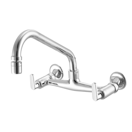 Misturador De Parede Para Cozinha 3003 C18 1/4V Bica Alta Uni Cromado Meber - Imagem principal - 66f00744-9832-409c-a95a-392ece9d0cd5