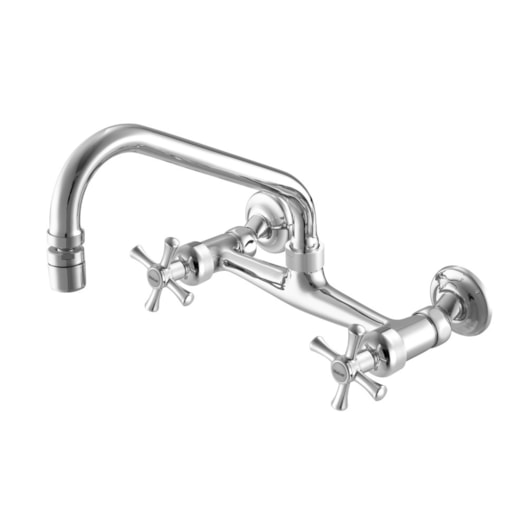Misturador De Parede Para Cozinha 3003 C24 1/4 Volta Bica Alta Tetra Cromado Meber - Imagem principal - c6d47d6f-c930-4ad0-ad99-f0b2531bebfe