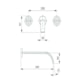 Misturador De Parede Para Lavatório C/ Válvula De Escoamento Flow Cromado Celite - f41e1984-16b1-442b-9bb6-3110e8104268