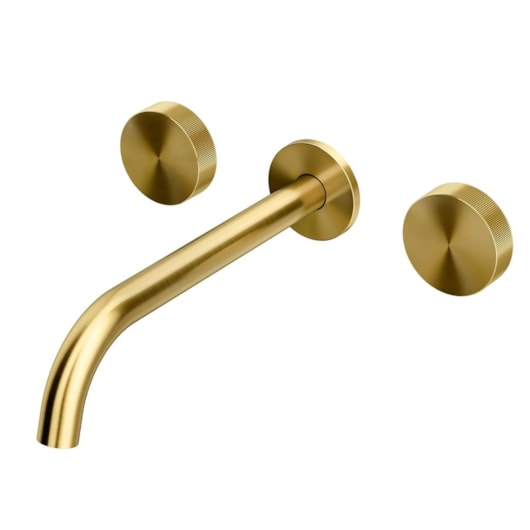 Misturador De Parede Para Lavatório Mixematch 230 Ouro Escovado Docol - Imagem principal - 9487212a-cdc1-4dd5-b075-255d28604c5d