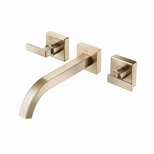 Misturador De Parede Para Lavatório Stillo Níquel Escovado Docol - Imagem principal - 65225910-3bde-4cda-a5b4-753b69edc6e5