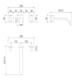 Misturador Duplo Comando Para Lavatório De Parede Rb2051 Cromado Rubinettos - 1151447d-133d-4d5d-8aa0-16ad8078494a