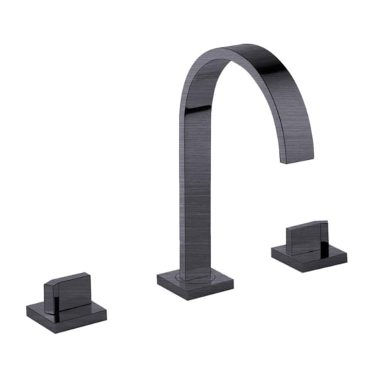 Misturador Duplo Comando Para Lavatório Kr484 Titânio Escovado Kromma - Imagem principal - 7842d9dc-73e9-4982-98cd-fe867983599c