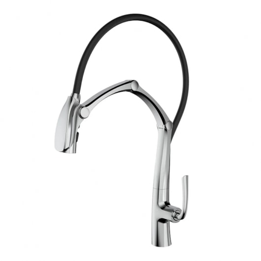Misturador Gourmet Bica Removível Tripla Articulação Alien Cromado Lexxa - Imagem principal - 5473f7d5-4f55-445c-ab0a-64cd6d63b545