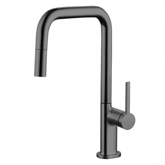 Misturador Gourmet Boolean Com Bica Retratil Grafite Lexxa - Imagem principal - b33ed403-6b86-434a-a55d-dace1ddefb97
