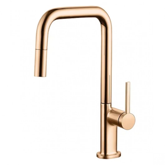 Misturador Gourmet Boolean Com Bica Retratil Rose Gold Lexxa - Imagem principal - 8d683ae0-3141-46b6-b31b-a87776812db3