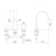 Misturador Lavatório Bancada Cromado 1880 C210 Axiom Meber - 80854000-9a78-4bd3-a605-43214ae0d670
