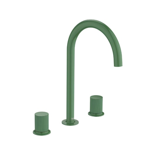Misturador Lavatório Mesa 3 Furos Stripes Nu Mint Green Roca - Imagem principal - 6ccc34f8-2537-4739-8a9f-ff25fd27dd5c