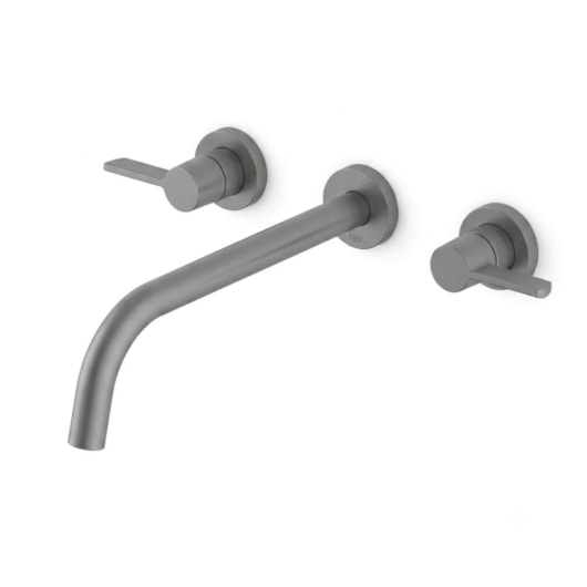 Misturador Lavatório Parede De Embutir com Válvula Logic Preto Matte Roca - Imagem principal - 62cb5980-d8a0-4ea3-a878-79bdf3e8c6b9