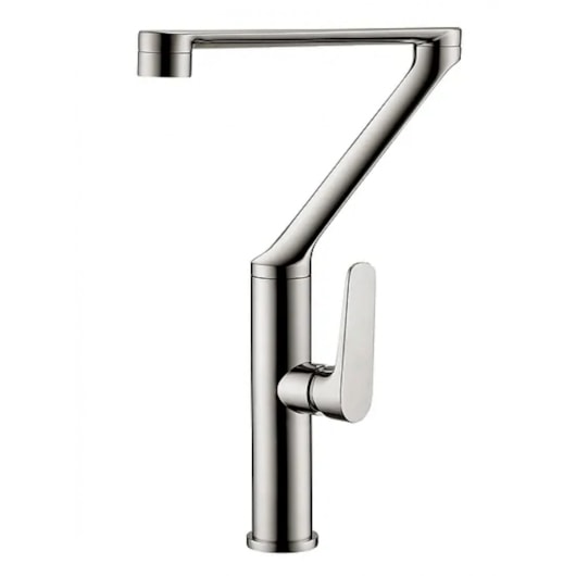 Misturador Monocomando Artico Aço Escovado Lexxa - Imagem principal - 355932e8-2e8a-4450-ba47-5d47c660913a