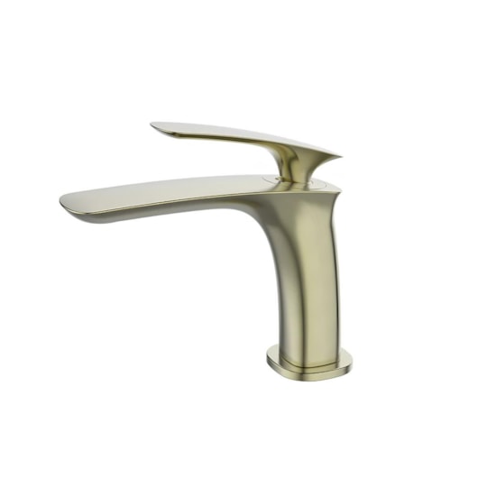 Misturador Monocomando Bica Baixa Ouro Escovado Lexxa - Imagem principal - c8d492f7-5ba2-40cd-9f49-404632fab63b