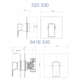 Misturador Monocomando De Chuveiro/ Banheira/ Ducha Higiênica Rosso Vecchio Fani - 23f4e4f8-4e15-4aa9-88e2-71a6e083ae81