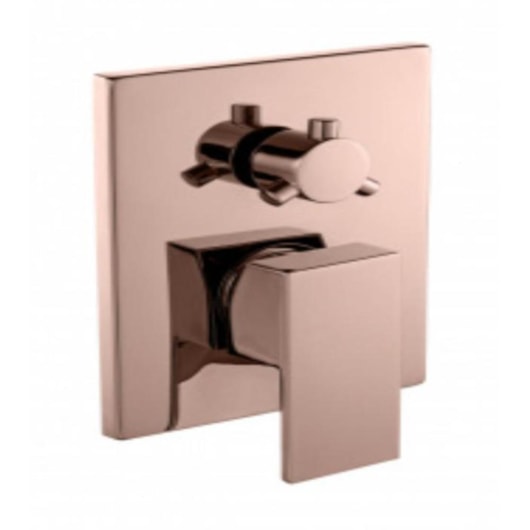 Misturador Monocomando De Chuveiro Com 3 Vias e Com Base Rb81320 Rose Gold Rubinettos - Imagem principal - bab90c6f-b459-4d10-8637-5968ac7c3074