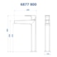 Misturador Monocomando de mesa Bica Alta para Lavatório Barbara Dundes 6877 BK800 Preto Fosco Fani - 716c6e87-71b2-4cff-9aec-9a3c330d220e